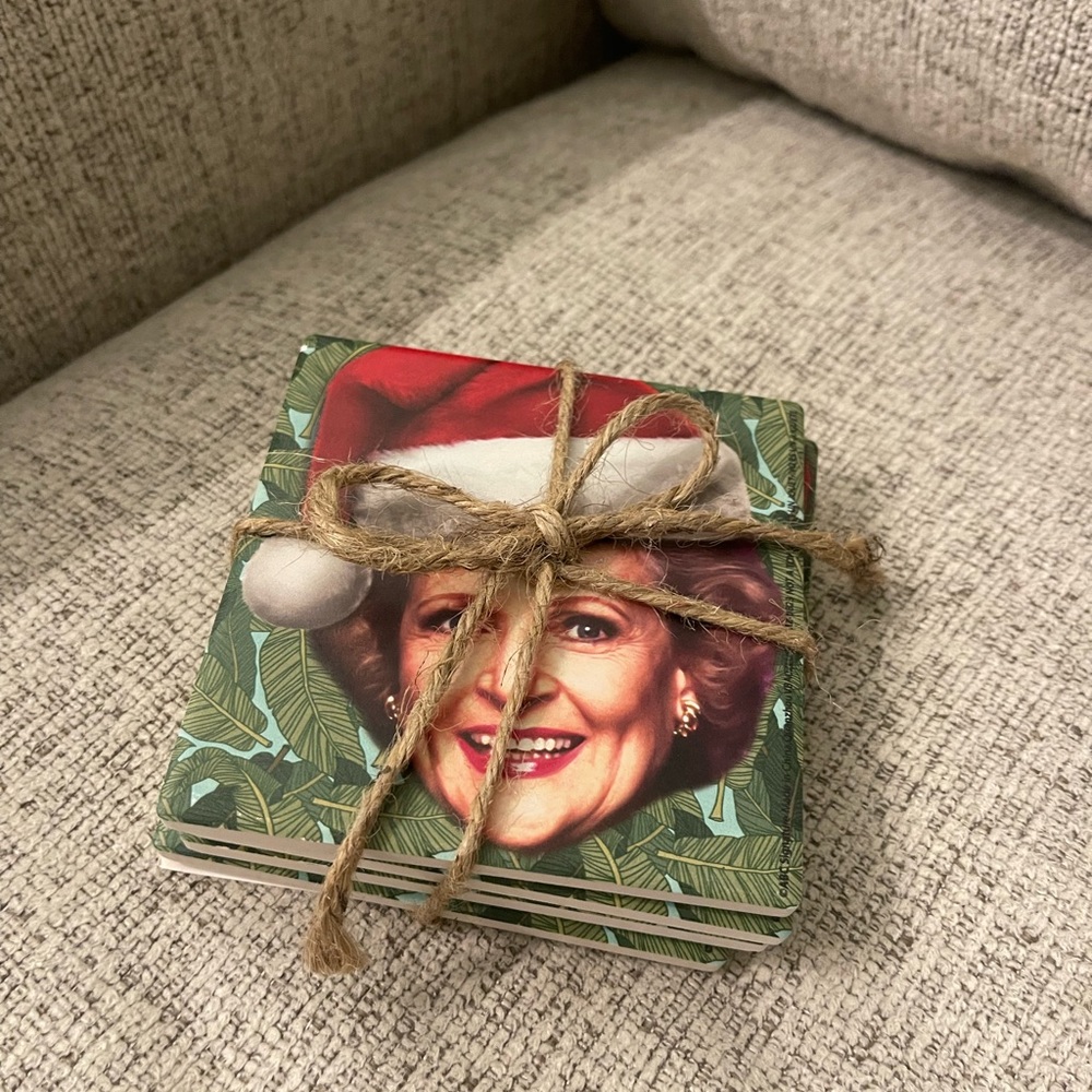 golden girls 4 set coasters